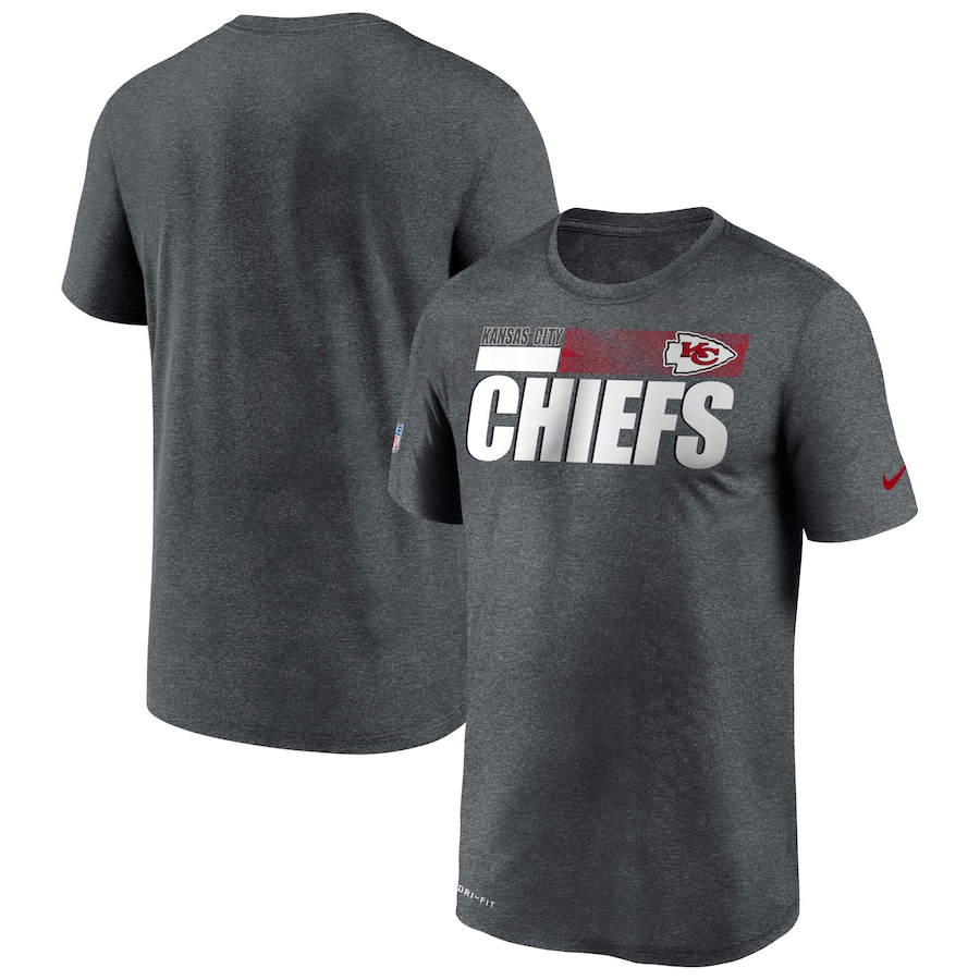 Men's Kansas City Chiefs 2020 Grey Sideline Impact Legend Performance T-Shirt
